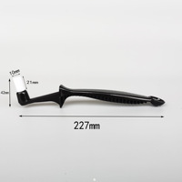 Brosse de nettoyage pour machine à café à tête angulaire avec manche en forme d'os croisé, nettoyeur de groupe, kit barista pour expresso