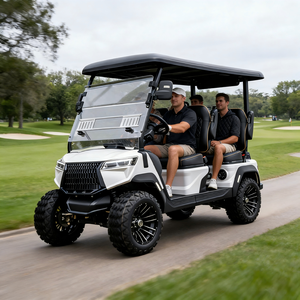 Carrito de Golf Eléctrico de 4 Plazas Recién Rediseñado para Transferencias Suaves en Campos de Golf y Carreteras No Públicas - Product Image 1