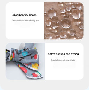 وشاح تبريد صيفي للحيوانات الأليفة للكلاب والقطط طوق الجليدي للحيوانات الأليفة المستوحى من الرسوم المتحركة اليابانية للطقس الحار - Product Image 4