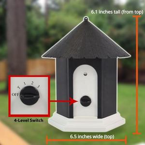 9V Alkaline Batterij Effectief Houden Stil Hond Afschrikkende Ultrasone Blaffende Controle-Apparaat Repeller - Product Image 6