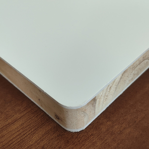 Chất Lượng Cao Trắng Matt Pet Phim Phải Đối Mặt Bảng Điều Chỉnh Đồ Nội Thất Trang Trí Lớp Nhiều Lớp Gỗ Blockboards Cho Nhà Bếp Sử Dụng Trực Tiếp - Product Image 1