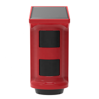 Alarme Solaire Portable Extérieure avec Sirène et Détecteur de Mouvement PIR Antivol, Capteur Intelligent Tuya ABS 433 MHz, Résistant à l'Eau