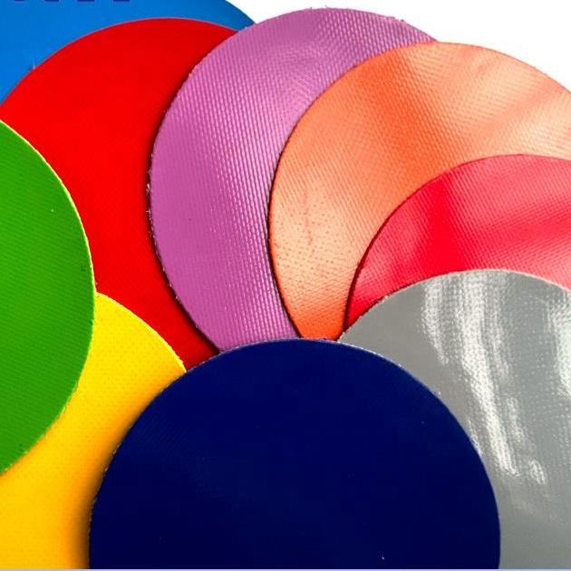 Eco-Friendly Water Resistant Abrasion-Resistant Woven Plain Air-tight 100% Polyester Fabric PVC Coated Medium Weight Industrial