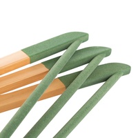 YIKAI Nouveaux cintres en bois floqués en velours robustes pour vêtements
