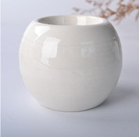 Nouvel arrivage Diffuseur d'arômes en céramique pour bougies chauffe-plat d'huiles essentielles pour l'aromathérapie Pot à bougies en poterie de Noël Nouveaux parfums