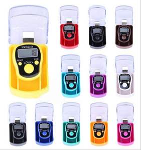 Compteur <span class=keywords><strong>de</strong></span> <span class=keywords><strong>doigts</strong></span> électronique à deux boutons <span class=keywords><strong>avec</strong></span> LED lumineuse, style anneau en plastique, pour tasbih - Product Image 2