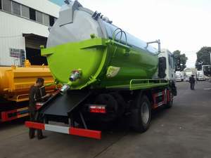 Diesel Septic Pump Truck Transmissão Manual Euro 6 Emissão 5000L Tanque Volume 150-250hp para Esgoto Sucção Esgoto <span class=keywords><strong>Scavenger</strong></span> - Product Image 4