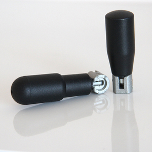 Mechanical Accessories for Lathe with Foldable Plastic Handle Retractable Nylon <b>Black</b> Folding Handle - Product Image 6