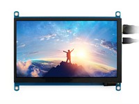 Écran tactile HDML 7 pouces, moniteur d'ordinateur LCD Waveshare, écran capacitif IPS 1024x600, prend en charge Raspberry Pi/Jetson Nano/Win10 E772