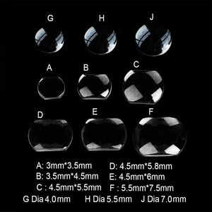 Petit panneau de fenêtre en saphir, lentille de montre, taille personnalisable - Product Image 2