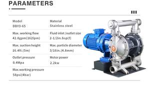 גודו DBY3-65P 2.5 משאבות אינץ 'דיאפרגמה כפולה משאבת שמן 380v משאבות eodd - Product Image 5