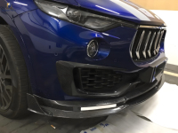 Kit carrosserie en fibre de carbone de style MSY pour Maserati Levante jupe latérale de lèvre avant diffuseur arrière becquet roue sourcil capot pare-chocs automatique