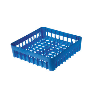 Cestello Portapiatti Blu per Lavastoviglie 12x12 Pollici Design a Griglia - Product Image 1