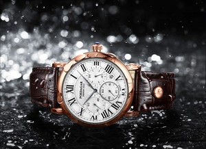   <span class=keywords><strong>Reloj</strong></span> <span class=keywords><strong>de</strong></span> Cuarzo P9868 con Correa <span class=keywords><strong>de</strong></span> Cuero <span class=keywords><strong>de</strong></span> Tres Agujas Falsas para Hombre, <span class=keywords><strong>Reloj</strong></span> <span class=keywords><strong>de</strong></span> Pulsera Masculino <span class=keywords><strong>de</strong></span> Cuarzo para Caballero, Regalo Impermeable - Product Image 3
