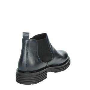 Bottes mi-mollet pour homme Hermann Scott, bleu, taille 43, hauteur de talon Blu Martin Boots - Product Image 3