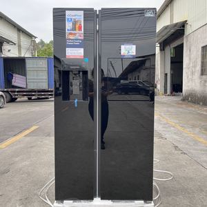 Side by side tủ lạnh với <span class=keywords><strong>Ice</strong></span> Crusher <span class=keywords><strong>Ice</strong></span> <span class=keywords><strong>Maker</strong></span> và Wine Bar 613l công suất lớn làm mát bằng không khí tự động Defrost BLDC Inverter 220 50/60 - Product Image 2