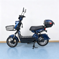 OEM ODM Nouveau Vélo Électrique à Moteur Sans Balais Haute Efficacité 500W, Batterie au Plomb-Acide 60V, Roue de 14 Pouces, E-MOTO E-bike