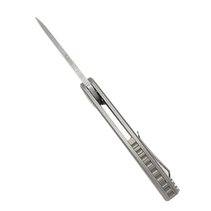 Cuchillo de bolsillo de hoja D2 de alta calidad, cuchillo plegable con mango de aleación de titanio TC4 - Product Image 4