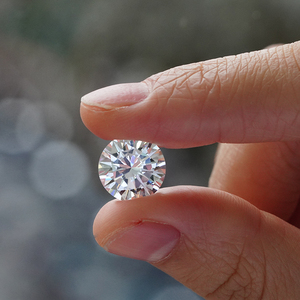 Rực rỡ moissanite đá 8mm 9mm 6.5mm 7.5mm D Trắng vvs đá mossanite Diamante đồ trang sức vòng rực rỡ moissanite - Product Image 2
