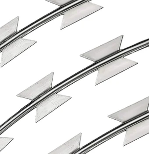 Fil de fer barbelé galvanisé haute sécurité à lame simple (diamètre 1,6-3,2 mm) pour protection anti-escalade permanente - Product Image 6