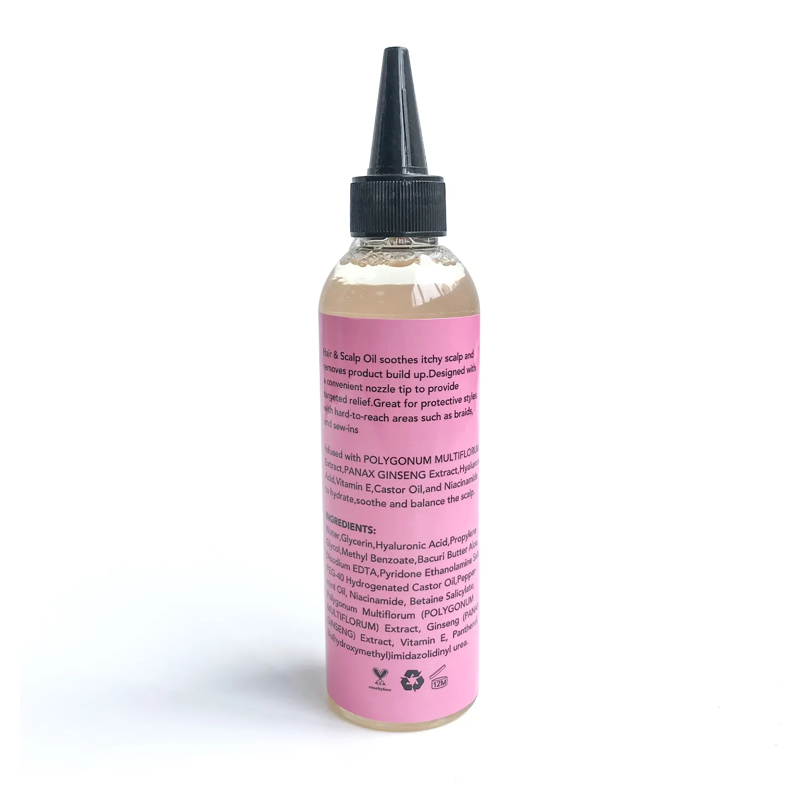 Scalp Serum Oil Hair Anti-Dandruff How To Make Anti-Dandruff Oil Straight Hair Oil Packaging Bottles