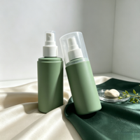 Bouteille de pulvérisation fine en plastique PET personnalisée de 100 ml, 120 ml, 150 ml, 180 ml, 200 ml, 250 ml, bouteille de pulvérisation hydratante cosmétique rechargeable