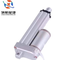 Aktuator Linear Magnet Permanen DC 12V/24V/36V Torsi 100-2500N Langkah 500mm Tahan Air IP65/IP66 untuk Kipas, Kapal, Rumah