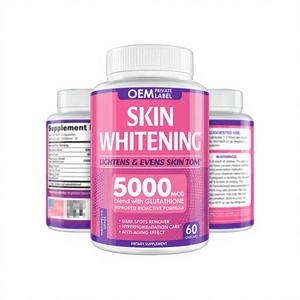 Capsules de blanchiment de la peau à base de L-Glutathion OEM pour adultes, usage unisexe - Soin de beauté multi-doses - Product Image 4