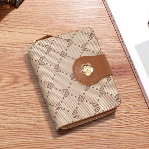 定制徽标西部风格迷你女孩零钱包信用卡夹设计师品牌女式 PU 皮革钱包时尚女式钱包 - Product Image 3