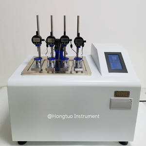 Testeur de température de point de ramollissement Vicat en plastique, <span class=keywords><strong>machine</strong></span> d'essai Vicat de déformation chauffante, DH-300A de testeur HDT - Product Image 2