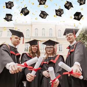 2025 Graduation Candy Boxes with Gold Tassel Congrats Grad Hat Shaped <b>Sweet</b> Chocolate Gift <b>Box</b> Party Favor Supplies - Product Image 4