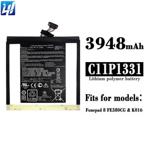 แบตเตอรี่สำหรับโฮน C11P1331 4.4V 4000mAh สำหรับ <span class=keywords><strong>ASUS</strong></span> <span class=keywords><strong>Fonepad</strong></span> FE380CG แบตเตอรี่ลิเมอร์ - Product Image 6