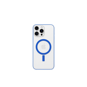 Blu in stile in trasparente per Cover Magsafe per iPhone 11Pro 14 Plus and Plus con funzione di protezione della fotocamera confezione al dettaglio - Product Image 1