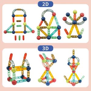 Bloques de Construcción Magnéticos de Plástico Transparentes en Miniatura 3D, Juguetes Magnéticos de Moda para Niños, Venta al por Mayor - Product Image 4