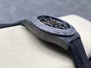 Montre-bracelet de luxe pour homme avec logo personnalisable, boîtier et bracelet en acier inoxydable, mouvement mécanique, étanche 100 bars, affichage de plongée - Product Image 3