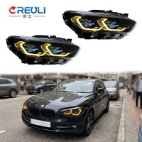 Faros Delanteros LED para BMW Serie 1 F20 LCI 2015-2018, Estilo M2, Conjunto de Faros Delanteros, Par, Actualización, Reemplazo de Xenón
