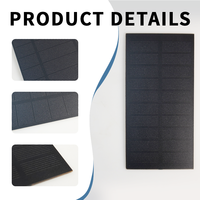 Panneau solaire PERC laminé PET de petite taille, sur mesure, avec une efficacité de 22,4 %, forme non standard pour l'électronique domestique intelligente