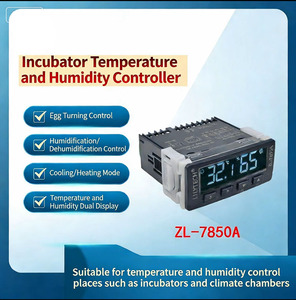Incubateur d'œufs numérique ZL-7850A avec panneau <span class=keywords><strong>frontal</strong></span> IP65, thermostat de chauffage/refroidissement, contrôleur de température et d'humidité - Product Image 2