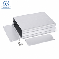 Boîtier électronique en aluminium 122*45mm, alliage 6063, IP54, longueur personnalisée, découpes CNC, gravure laser, installation de carte de circuit imprimé