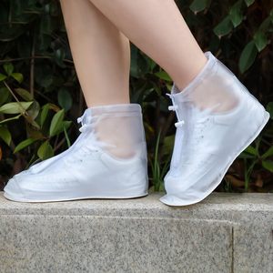 Couvre-chaussures de cheville en PVC imperméable et réutilisable résistant à l'usure pliable avec fermeture à glissière anti-dérapant couvre-chaussures de sécurité - Product Image 6