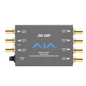 AJA 3GDA 3G HD SDI Amplificateur de distribution 1x6 avec réclockage, répartiteur vidéo pour équipement de diffusion - Product Image 2
