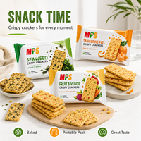 Vente en gros de biscuits croustillants à la pomme de terre, collation saine, étiquette privée personnalisée