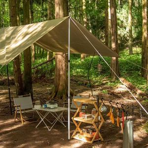 Aluminum Alloy Telescopic Canopy Pole 230-300 Cm Adjustable Camping Support Pole Tent Pole Outdoor Use - Product Image 3