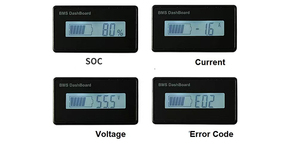 Écran LCD_xiaoxiang_18 de 1,8 pouces pour XiaoXiang BMS / JBD UART BMS 3S-32S, affichage SOC/tension/courant - Product Image 3