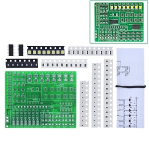 TZT Diy Kit de controlador de luz de 15 colores 1801 <span class=keywords><strong>SMD</strong></span> componente soldadura práctica tablero partes Kit de producción electrónica - Product Image 3