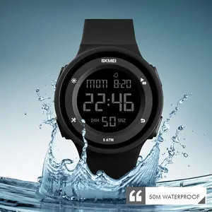 SKMEI 1445, reloj deportivo de lujo de marca superior, reloj despertador para hombre, relojes impermeables de 5 bares, reloj Digital multifunción, reloj para hombre