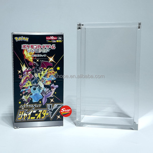 Couvercle magnétique en acrylique de qualité supérieure personnalisé SHP Pokémon TCG: Shiny Star <span class=keywords><strong>V</strong></span> Boîte de présentation japonaise haut de gamme Booster - Product Image 6