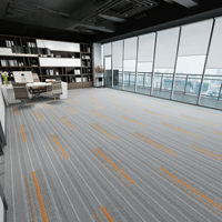 Ev, Yatak Odası ve Golf Salonu İçin Premium Modern Naylon Çevre Dostu Yıkanabilir Kaymaz Yastıklı Ses Yalıtımlı Halı Karoları