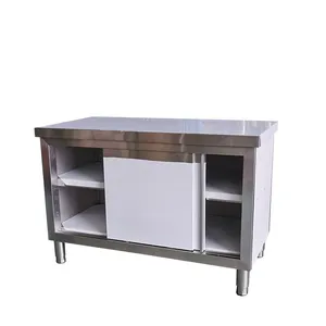 New Promotion Commercial Stainless Steel Bench Cabinet Kitchen Kitchen Dish Storage Cabinet For Kitchen Equipment