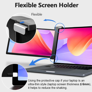 Portátil USB tipo C de 14 pulgadas con panel IPS Full HD Sistema portátil de monitor triple y cuádruple - Product Image 6